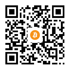 bitcoin:1GLveqeLVz88wBFVaAGaLjTR1zHhDzmgKa black Bitcoin QR code