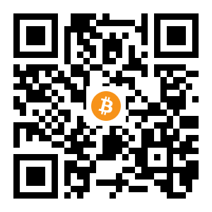 bitcoin:1GLwTwukzo8vPurXR1GYwnD5tuxAXTeo44 black Bitcoin QR code