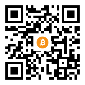 bitcoin:1GMLHVHPZMpUegPvDDGBhZnptB7VAfUyCs black Bitcoin QR code