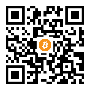 bitcoin:1GQ59Hz9VqBLEtzNSVTykVgXZ7qMMS9KqA black Bitcoin QR code