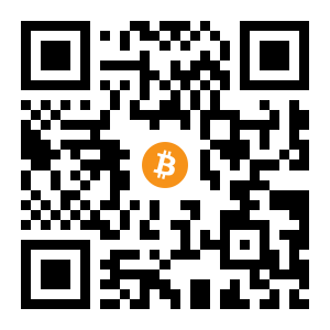 bitcoin:1GQMDmbq9w9kYxAhyYNXK94jvdYh3GM4VU black Bitcoin QR code