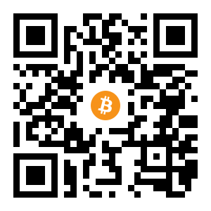bitcoin:1GQrbMwmML9GRNVDk2j5TCpKanXRMLirbQ black Bitcoin QR code