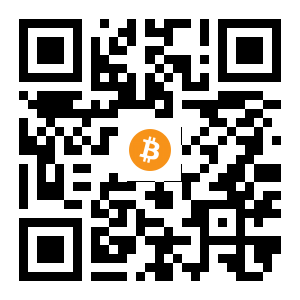 bitcoin:1GR5aaY32QVig8Xq3mx4EHM47CYfYD1wu9 black Bitcoin QR code