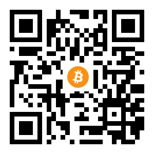 bitcoin:1GRdpYiAVpuBKQFdCg7zbPGdsc5RR4PtEt black Bitcoin QR code