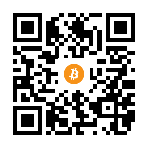 bitcoin:1GRg4w3SEp3D5HgJejyasQtD6UyTyrtAqL black Bitcoin QR code