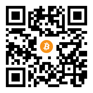 bitcoin:1GRrMaxQ7KkdwS82CXqFy2VBGWCQBhMd8k black Bitcoin QR code