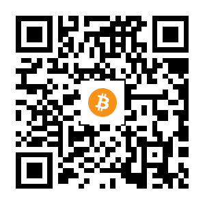 bitcoin:1GRxof7bsQ5j1wMnpnT53hdQ4mU9HHQAbJ black Bitcoin QR code