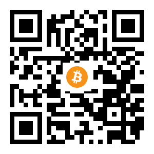 bitcoin:1GTXDvgXBK1ho25MKCq8QUx86cV4rj6Qy3 black Bitcoin QR code