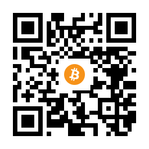 bitcoin:1GUXnm57TBz3xoE5buBTsQuaLGXSen77tq black Bitcoin QR code