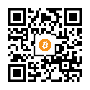 bitcoin:1GUu9xjFfREDHymN4LZkiDEY5DQuEiLsZS black Bitcoin QR code
