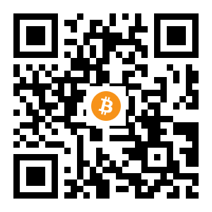bitcoin:1GV3LCY44jvr8SBjfUnPyn7VsqoHftPw6k black Bitcoin QR code