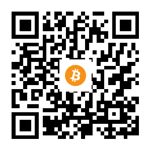 bitcoin:1GWQYCv22cAikgTgT1zFuAmsJ9fFqq9TXf black Bitcoin QR code