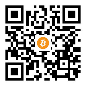 bitcoin:1GWmjyUtzY2CdYXTwYAAUbZLyXCQ9Rjr2H black Bitcoin QR code