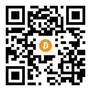 bitcoin:1GXhEFqai4hDwHHJa3wU6y6mB1Yfvxwt5a black Bitcoin QR code