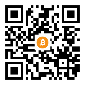 bitcoin:1GXwbVeFfEYGBDNGVexSvfrdaiE2yLNpck black Bitcoin QR code