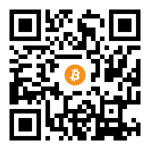 bitcoin:1GYWmqhEZK4RdGsALxEjW3EiF4FMvSstk3 black Bitcoin QR code