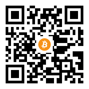 bitcoin:1GaGxqaX1TL1o1Y6txpA8GdRjDLJGLK6yn black Bitcoin QR code