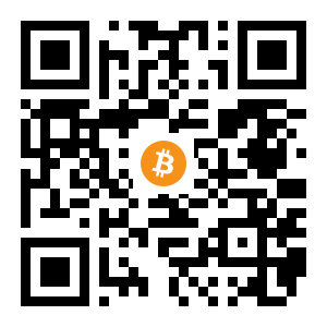 bitcoin:1GaPmEZxXwEHeYvthsBrp8BuV2vcM8XT2o black Bitcoin QR code