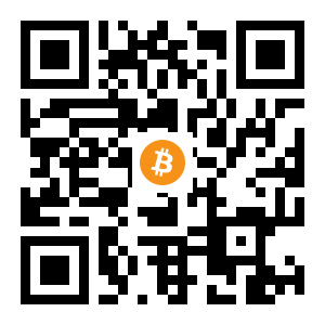 bitcoin:1Gb9H9HJFBEiBix2wXmCERj7TRx5VdtKaM black Bitcoin QR code