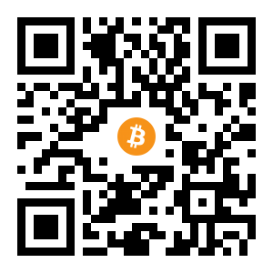 bitcoin:1GbkwjPrrxdXB8ddewK3KhhCXgj8uZ2Y5K black Bitcoin QR code