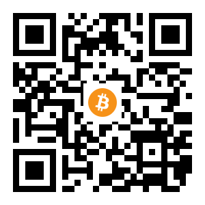 bitcoin:1GbnGWQfXTAdqZ7jYTFLSA9Qbu7E1KpcdH black Bitcoin QR code