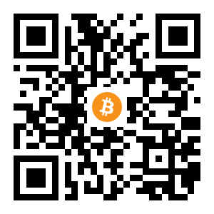 bitcoin:1GbqAVge1tQJw6KGi1A3BhCSouhjwuCWWT black Bitcoin QR code