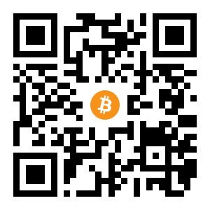 bitcoin:1GcXMQZaTUC7t9Po7JjT7DDyN2isgGRU8j black Bitcoin QR code