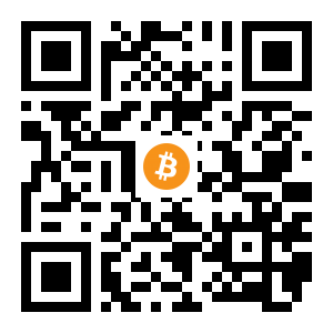 bitcoin:1GdDkFATspGvizk6DRbhySi6VBCHpDohFX black Bitcoin QR code