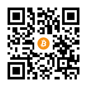 bitcoin:1GeUS7ZDENwQSs5d9Rjgk5evvsf7i5S9kE black Bitcoin QR code