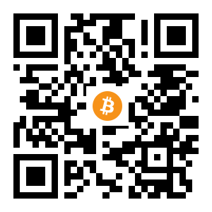 bitcoin:1GeVLyfQiUZXJpvh9THTBPD5oRRcEY81jx black Bitcoin QR code