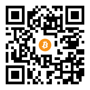 bitcoin:1GevF6WZNRhPwqij2ktHqVRwzA5F81ug7V black Bitcoin QR code