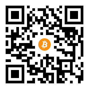 bitcoin:1Gf89kDMALHhUXP2CD6EW7xRBm2mJW7XD4 black Bitcoin QR code