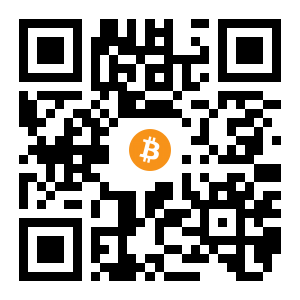 bitcoin:1Gg61SX5MJDtbruHvTHNY8ae4mMwum7E9R black Bitcoin QR code