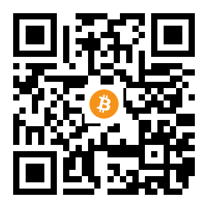 bitcoin:1Gg6cDD2psZ3UjQCbFW7AsERpfFr8353V black Bitcoin QR code