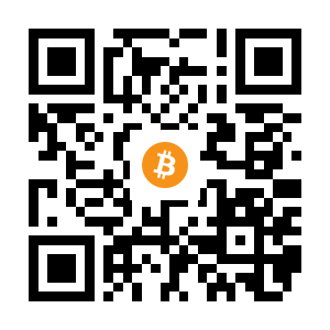 bitcoin:1GgvPYxpymYodEMLwGaraXVkcHhZxhMiew black Bitcoin QR code