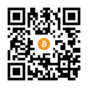 bitcoin:1Gh7JQ7DFU4BVkVWFU8Sp7aSSdVTSbNHuo black Bitcoin QR code
