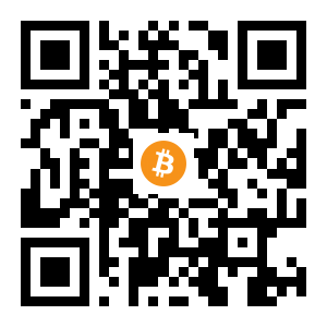 bitcoin:1GhKR2gmxtDzTXFRX8MLrkqYmW8pxFEh7B black Bitcoin QR code