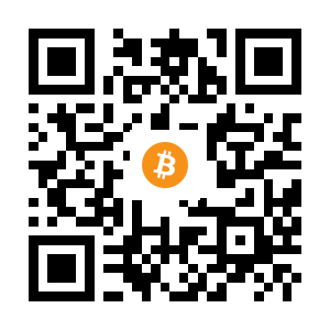 bitcoin:1GiyMRRT37o8bM1enLawCzevog4zwLQ1DR black Bitcoin QR code