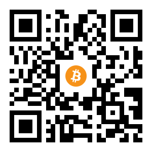 bitcoin:1GjGWPCZHdi9AyKzJ8qdDuko2ekcSfF8yE black Bitcoin QR code