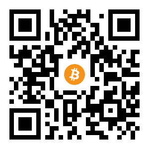 bitcoin:1GjLn6TEaAXDoAYtA2ySsKq4asxDwRT3Jz black Bitcoin QR code