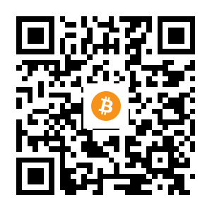 bitcoin:1GkQ85G95TWbTsQJb8V5JLdJ8eiEt8Jt6e black Bitcoin QR code