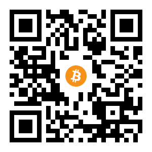bitcoin:1GkSmmF7e8EXkzH7Ni2koK8cqgFHfe8gCN black Bitcoin QR code