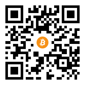 bitcoin:1GkqY6YQB6WKC9Hjh8oP8yojDufDYRCXkq black Bitcoin QR code
