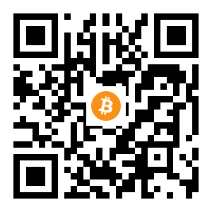 bitcoin:1GmcvJAuVQxYzDL18QwFDLXTMSbmjiQWiJ black Bitcoin QR code