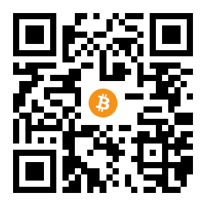 bitcoin:1GnWYvdfBLPeS2fKomSwPNgBAGzhhcUj38 black Bitcoin QR code
