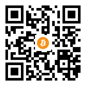 bitcoin:1GnXMCJAhNmZW8BXxvxmvY81C5XnPadsgU black Bitcoin QR code