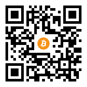 bitcoin:1GpKf56AANE2124aKNTnSoFgEAvBK7PeFk black Bitcoin QR code