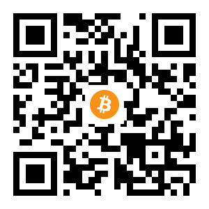 bitcoin:1GpVaTQ4omq1fw2Ji8xTe4o7UyMAF1CxEK black Bitcoin QR code