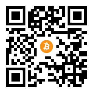 bitcoin:1GpboXp7k1hhf5rKLymjZK2NZtqwKXKGDp black Bitcoin QR code