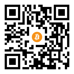 bitcoin:1GppUsVS93kyjtsBu7dLQZr6nGp3tkhTtz black Bitcoin QR code